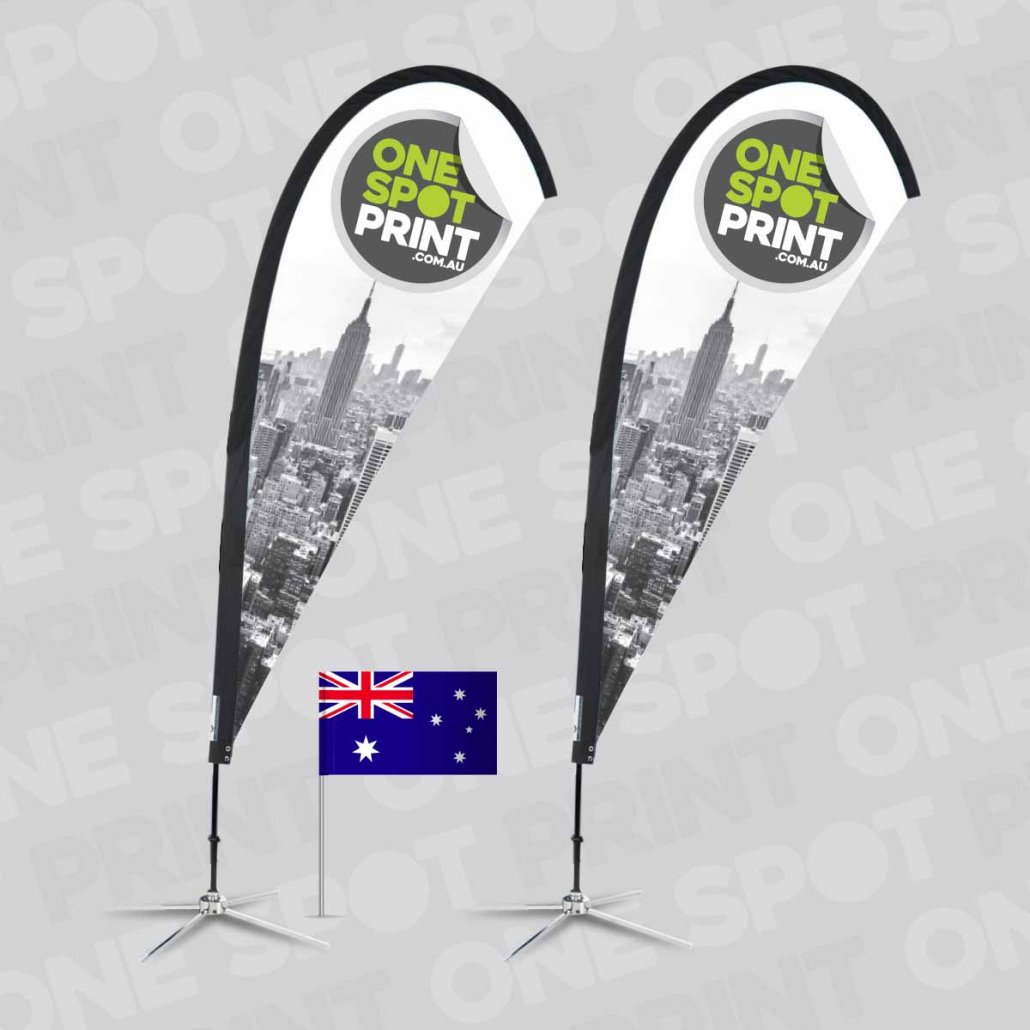 Aussie made teardrop flags are awesome